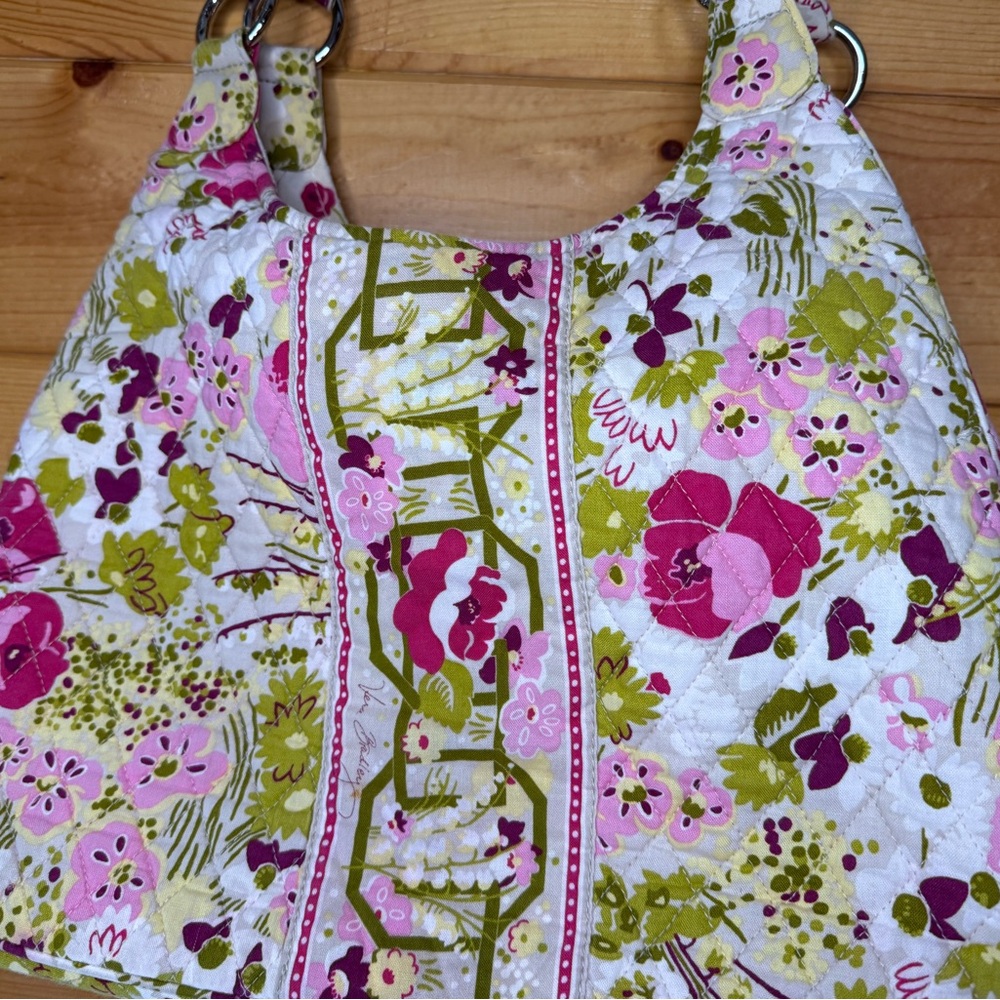 Vera Bradley “Make Me Blush” Floral Shoulder Bag - Picture 7 of 13
